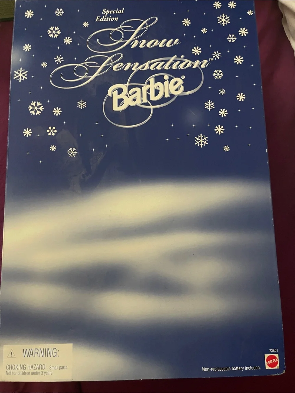 Barbie Blue and White Holiday Snowflake Doll